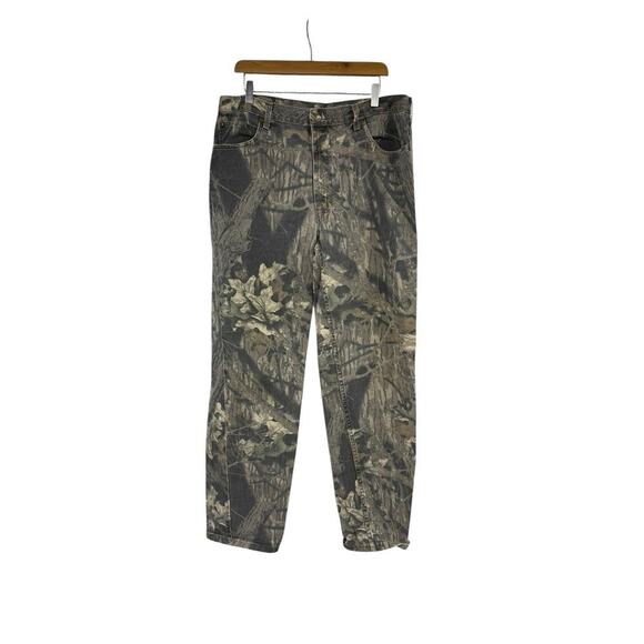 Cabelas Mossy Oak Camo Men’s Hunting Pants Jeans Size 36 Regular - Picture 1 of 8